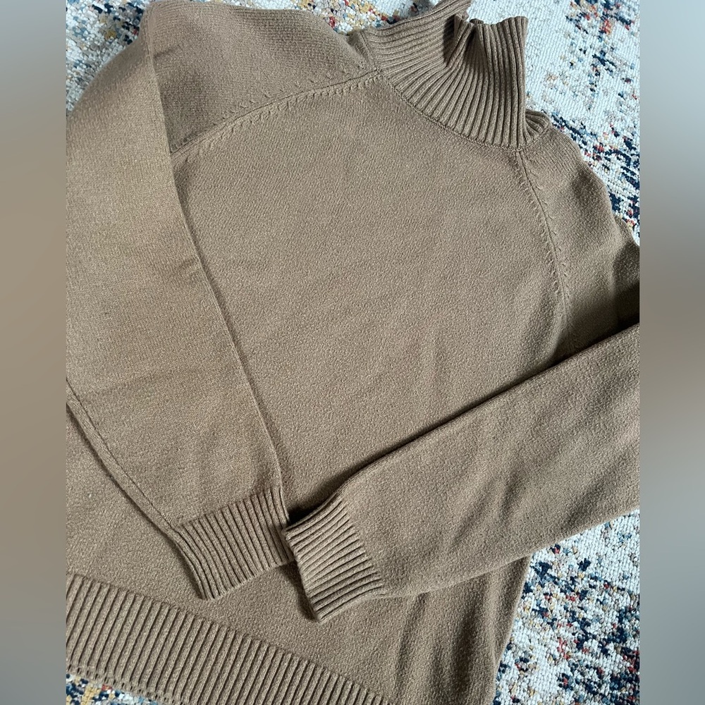 Forever 21 Kid’s Brown Turtleneck Sweater - Picture 2 of 4